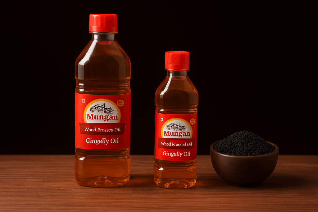 Heaven Birds Cold Pressed Sesame Oil | 100% Pure Wooden Chekku Gingelly Oil - Heaven BirdsGROCERYHeaven Birds Cold Pressed Sesame Oil | 100% Pure Wooden Chekku Gingelly OilGROCERYHeaven Birds Cold Pressed Sesame Oil | 100% Pure Wooden Chekku Gingelly Oil